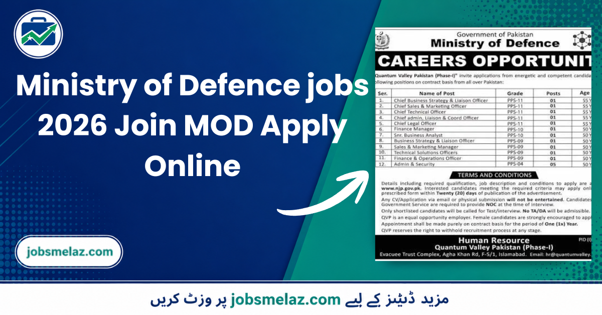 Ministry of Defence jobs 2026